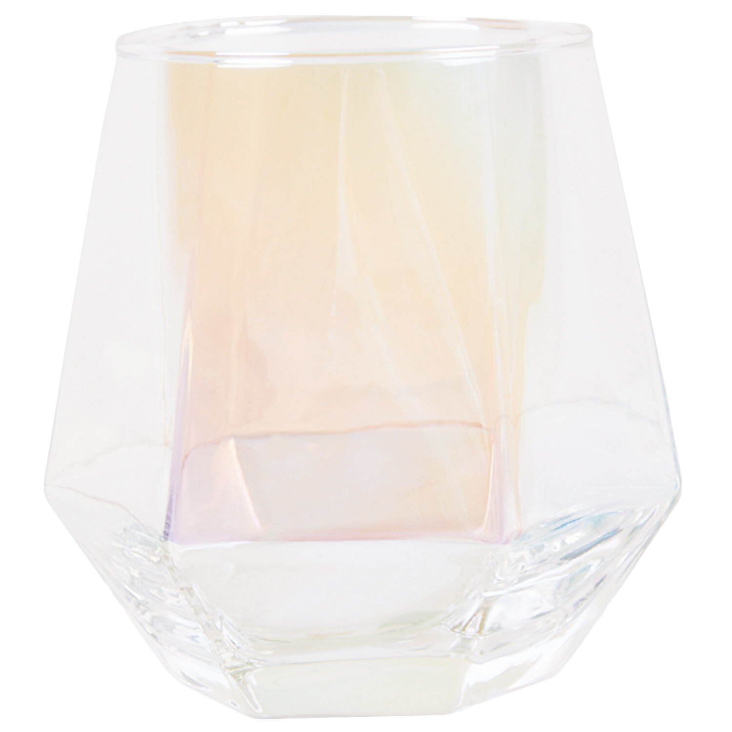 Lustre Hexagon Tumbler 320ml - Clear Image 4