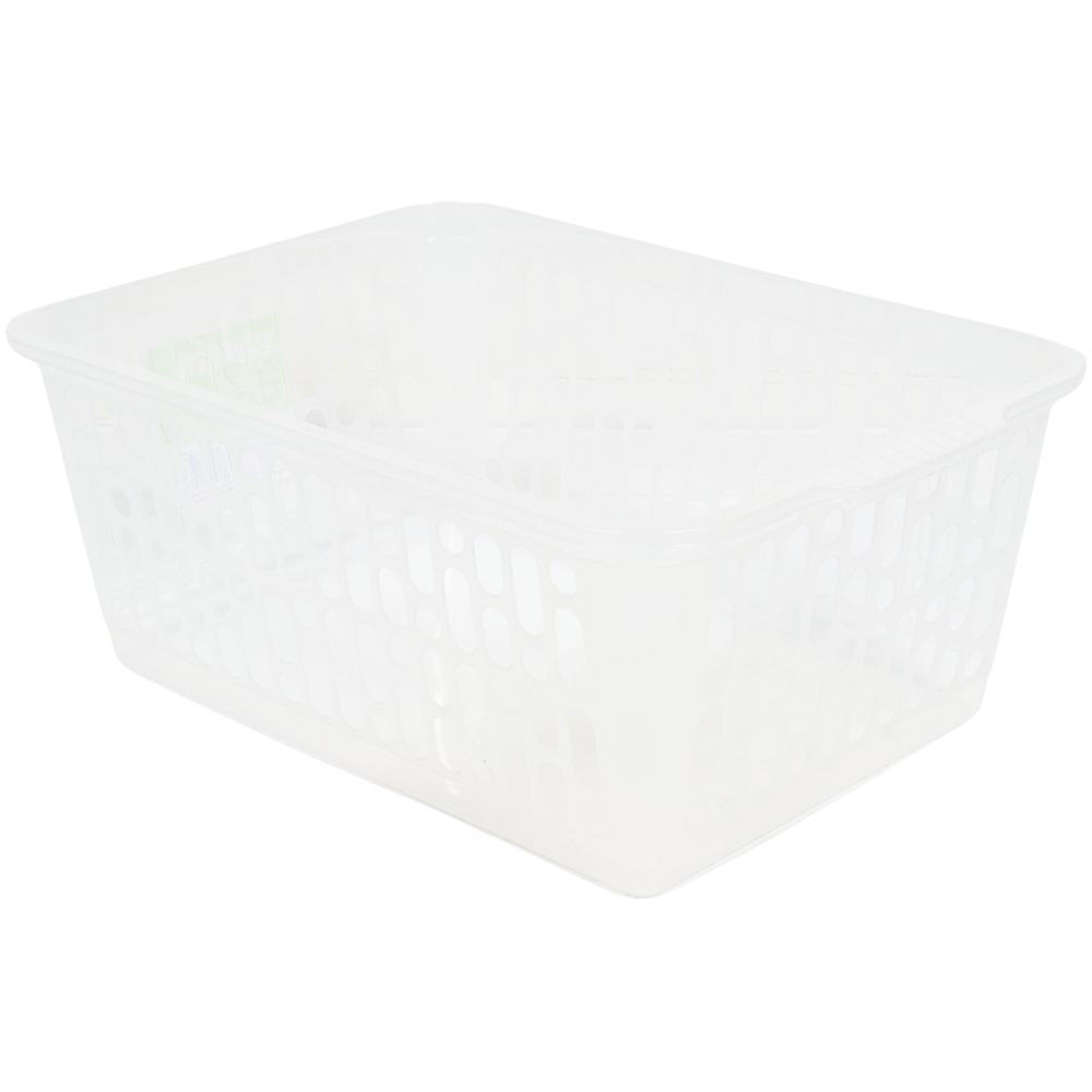 Wham Large Clear Handy Storage Basket Image 1