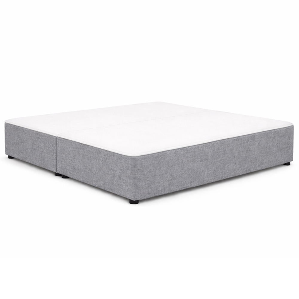 Langham Double Grey Essential Divan Base Image 2