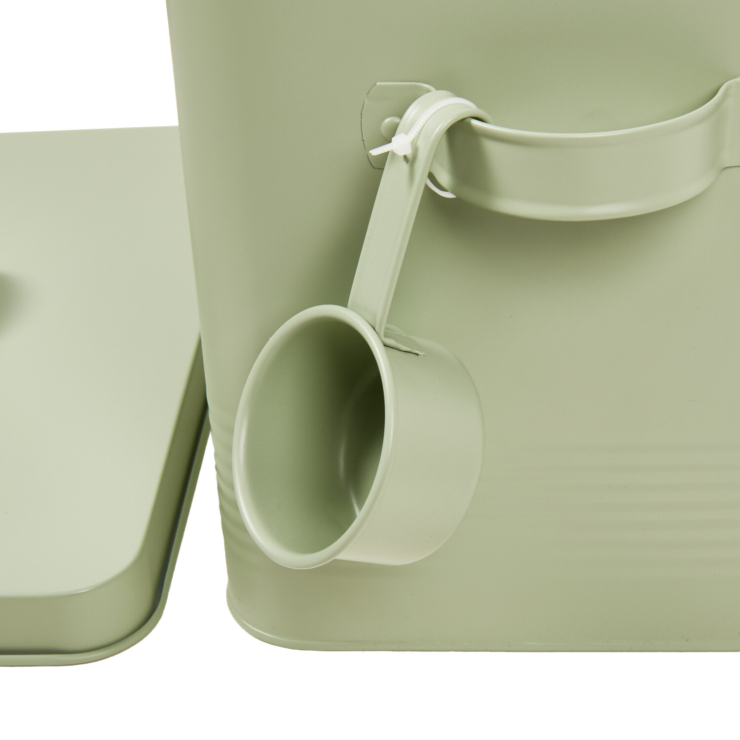 Bird Food Storage Tin - Sage Image 4