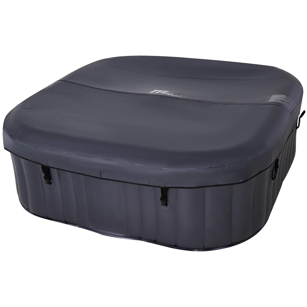 Mspa Otium 6 Person Grey Hydrojet Inflatable Hot Tub Spa Image 4