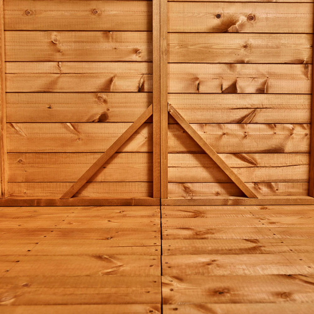 Power Sheds 4 x 8ft Pent Wooden Shed Image 4