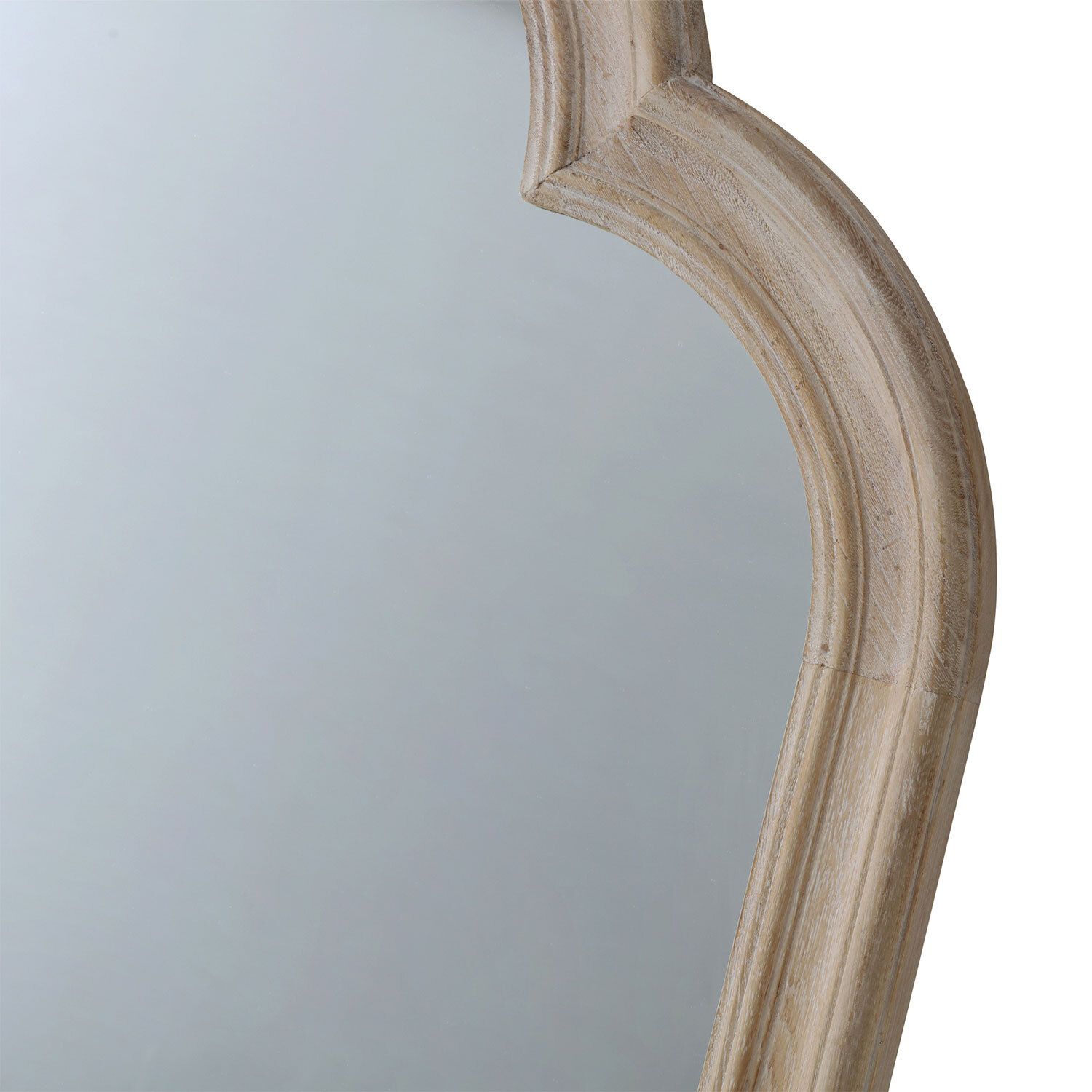 Maeve Washed Wooden Mirror - Wood Image 6