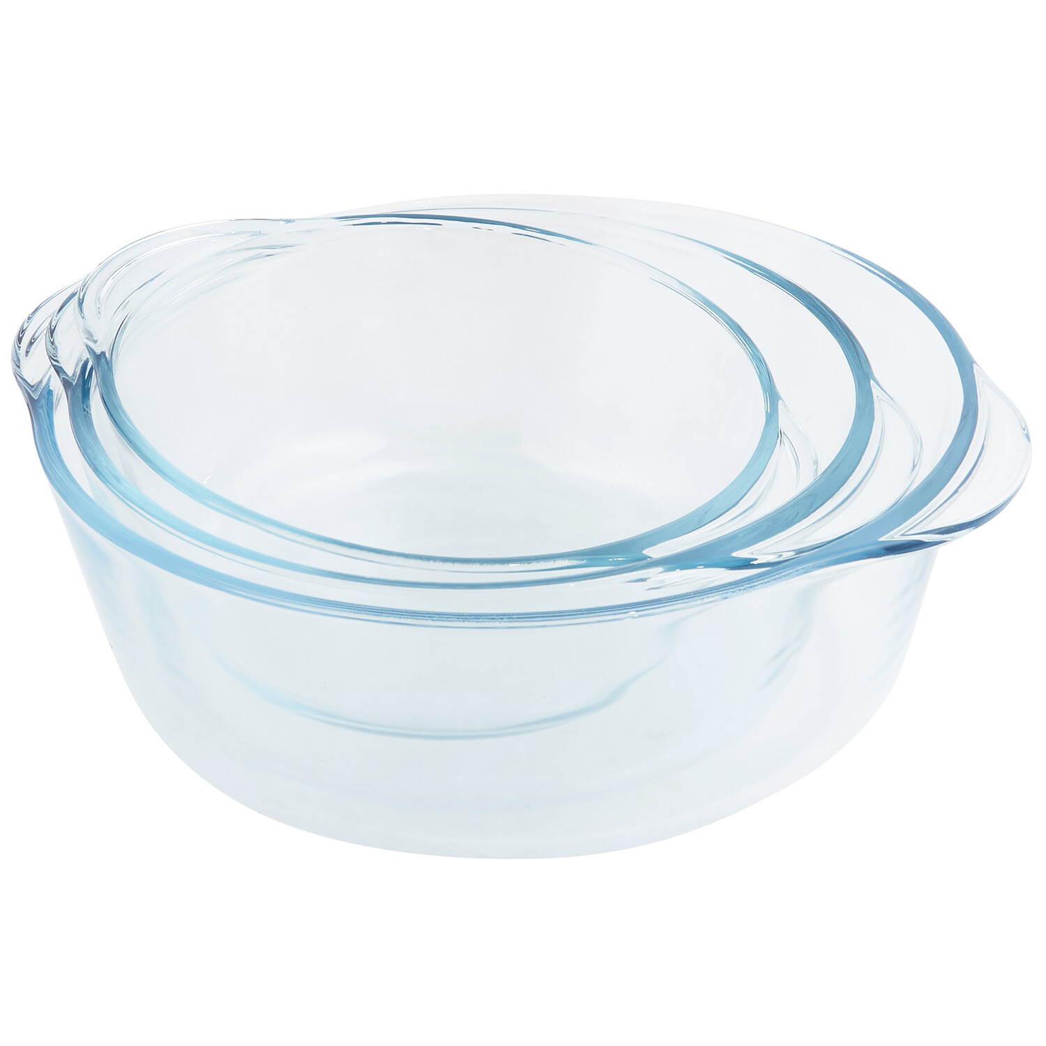 3 Piece Casserole Set - Transparent Image 2