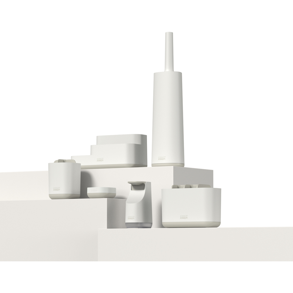 Joseph Joseph Slim Matt Ecru Compact Soap Pump Image 6