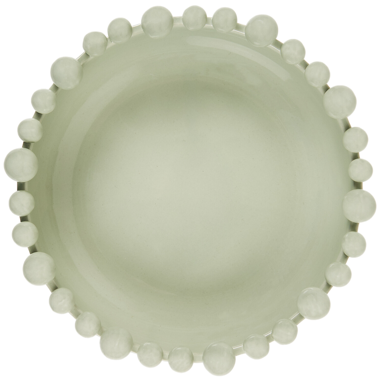 Modern Ball Edged Bowl - Sage Green Image 2