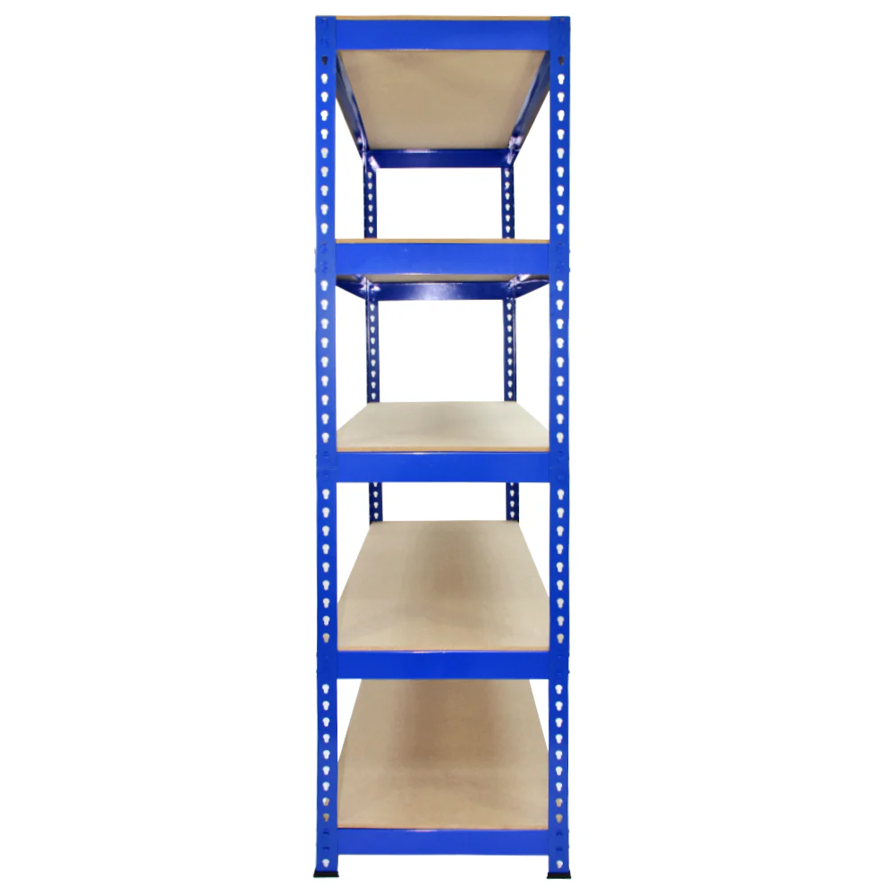 Monster Shop Q-Rax Blue Metal Racking Units 182.5 x 120 x 50cm 5 Pack Image 4