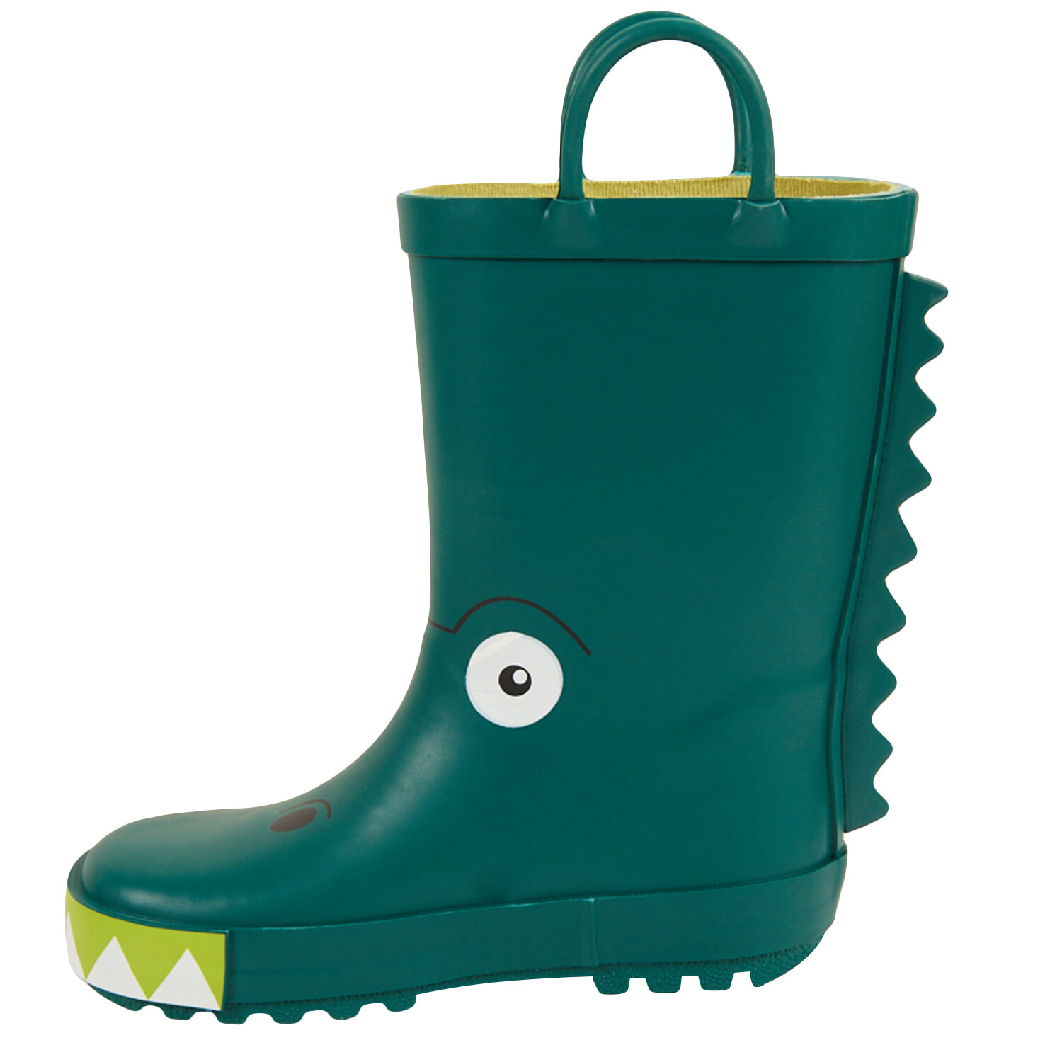 Kids Dino Wellingtons - Green / Size 12 Image 2