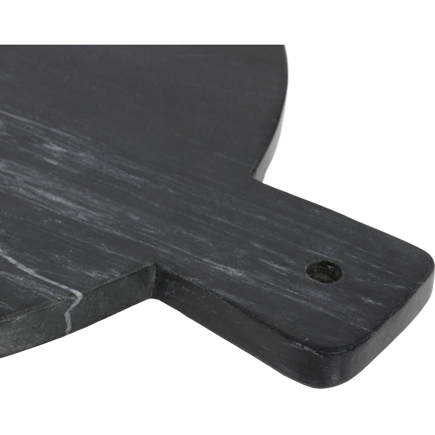 Marine Marble Round Board With Handle - Black Image 3