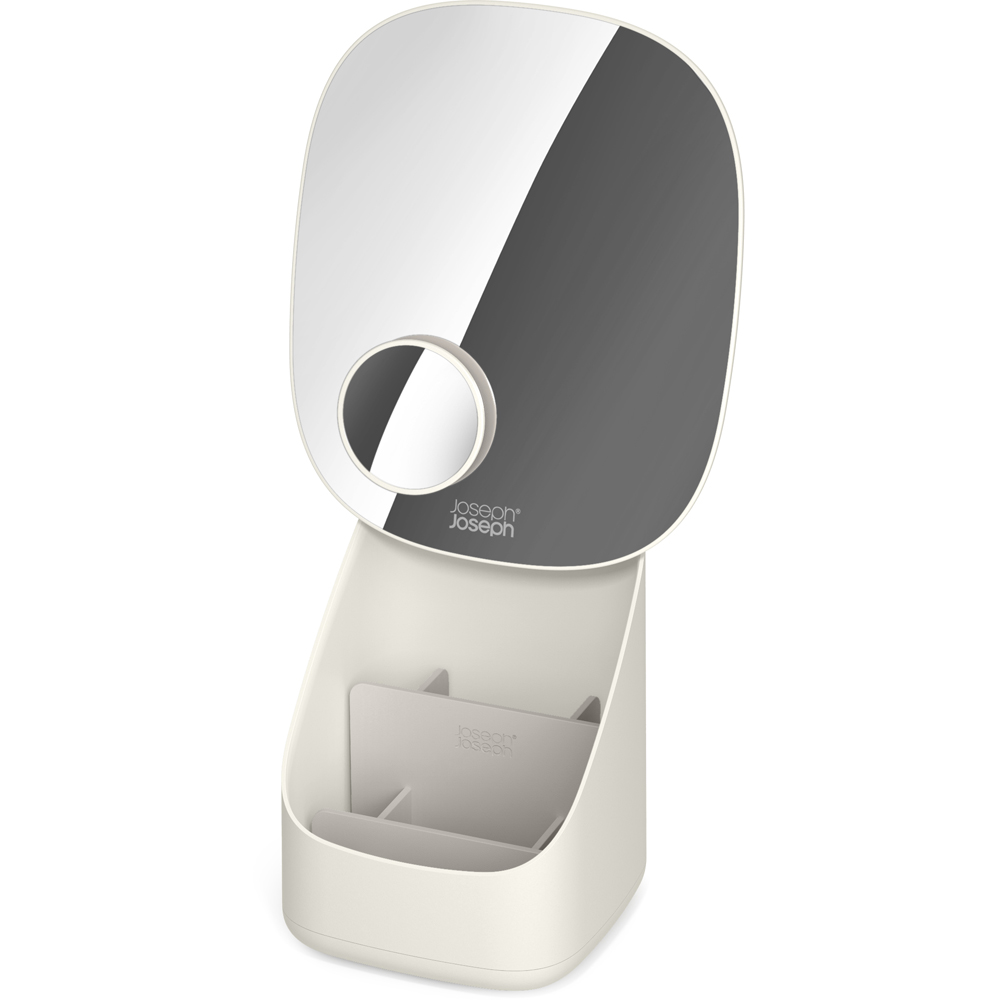 Joseph Joseph Viva Shell Pedestal Mirror with Storage Image 3