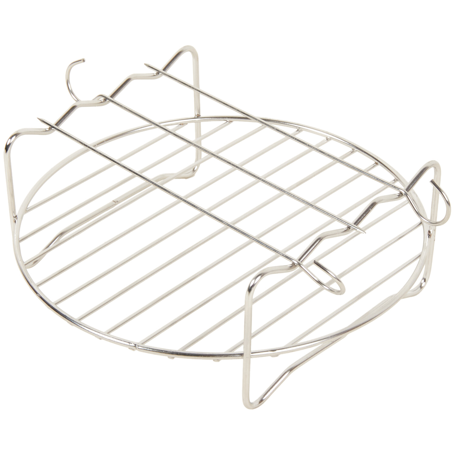 Rectangle Stainless Steel Airfryer Rack - Silver Image 4