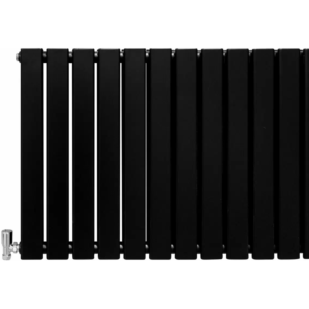 MonsterShop Black Flat Radiator 600 x 1400mm Image 4