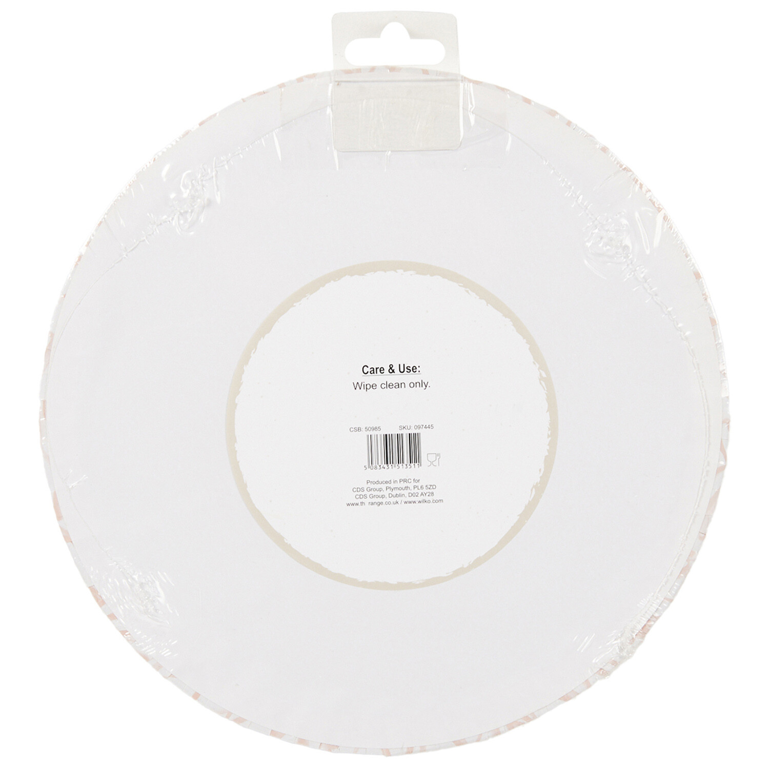 Hearts Round Cake Board - Pink Image 2