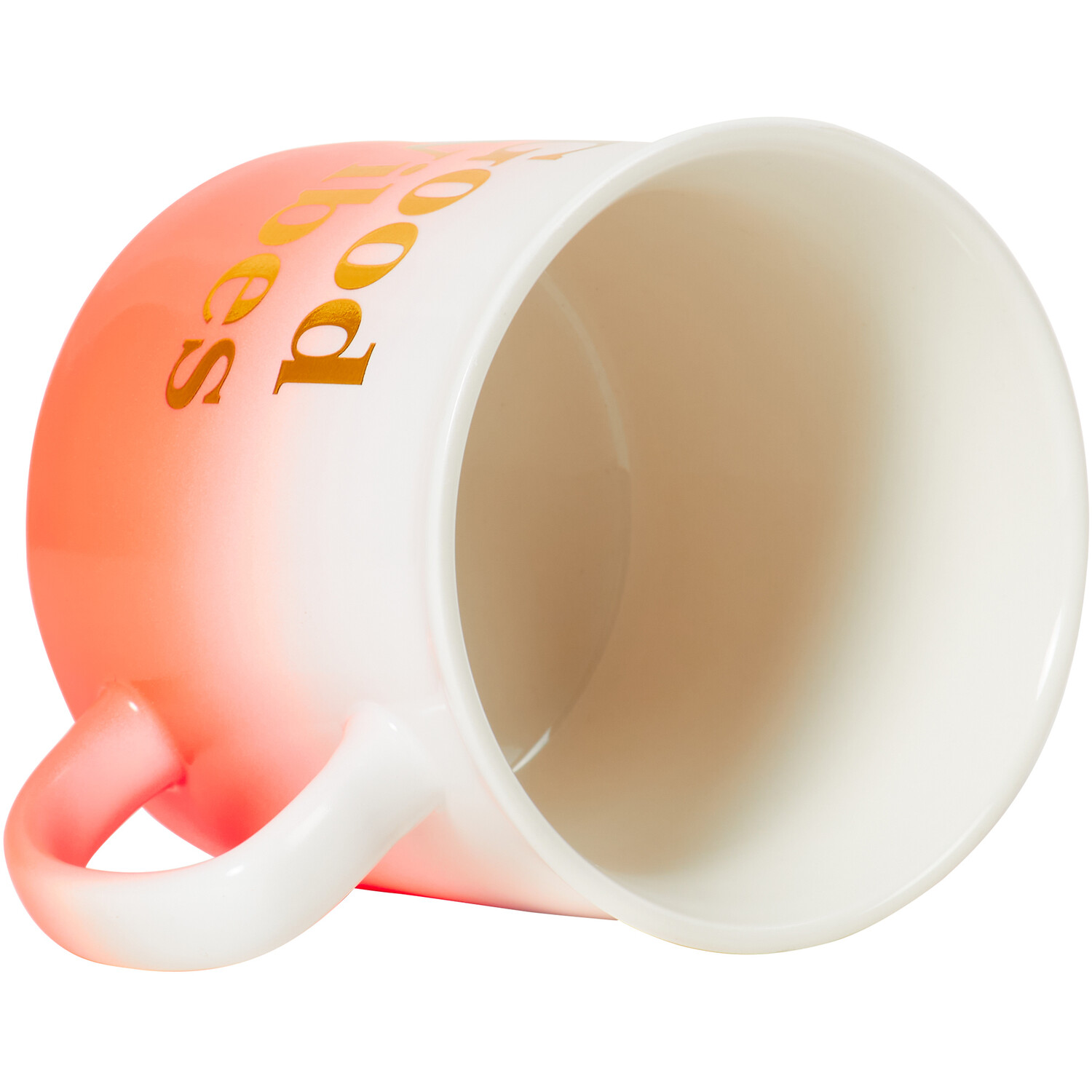 Good Vibes Ombre Mug - Orange Image 2