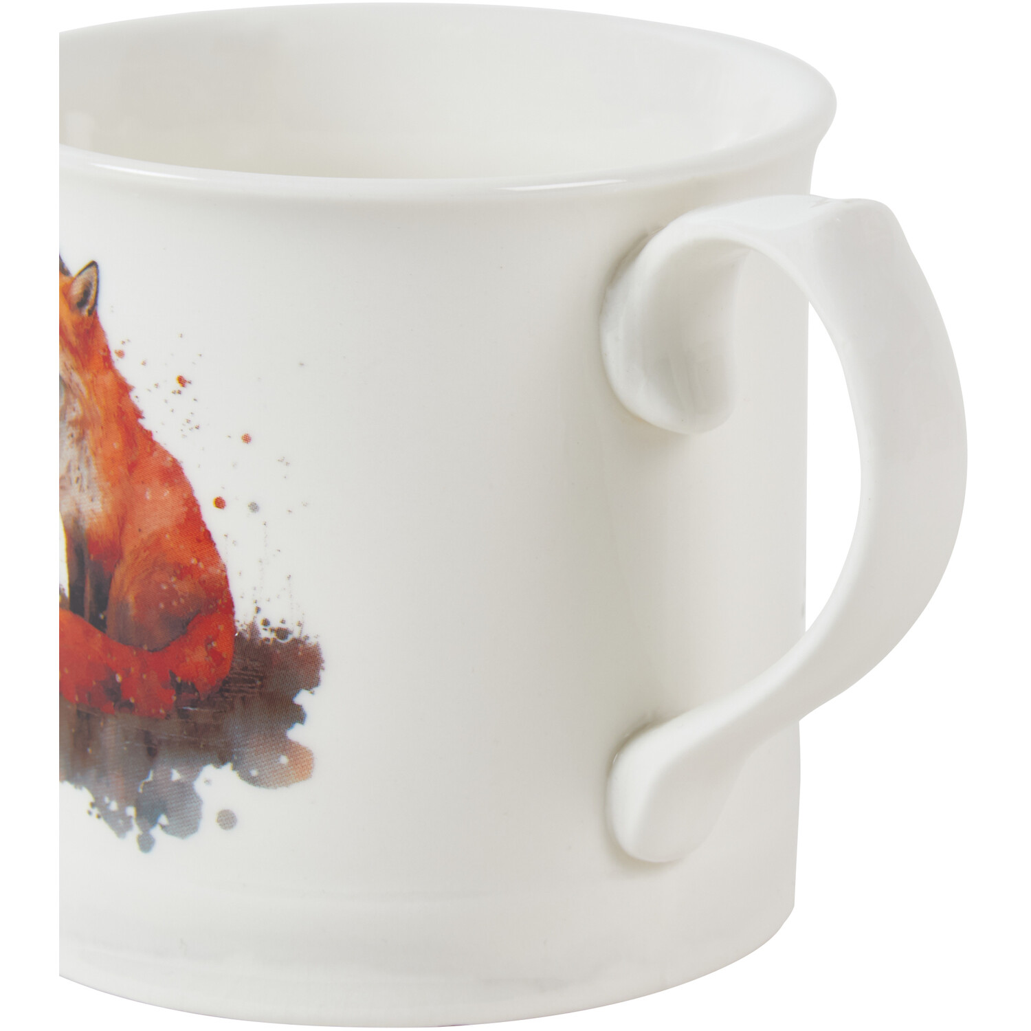 Forest Animal Print Mug - White Image 5