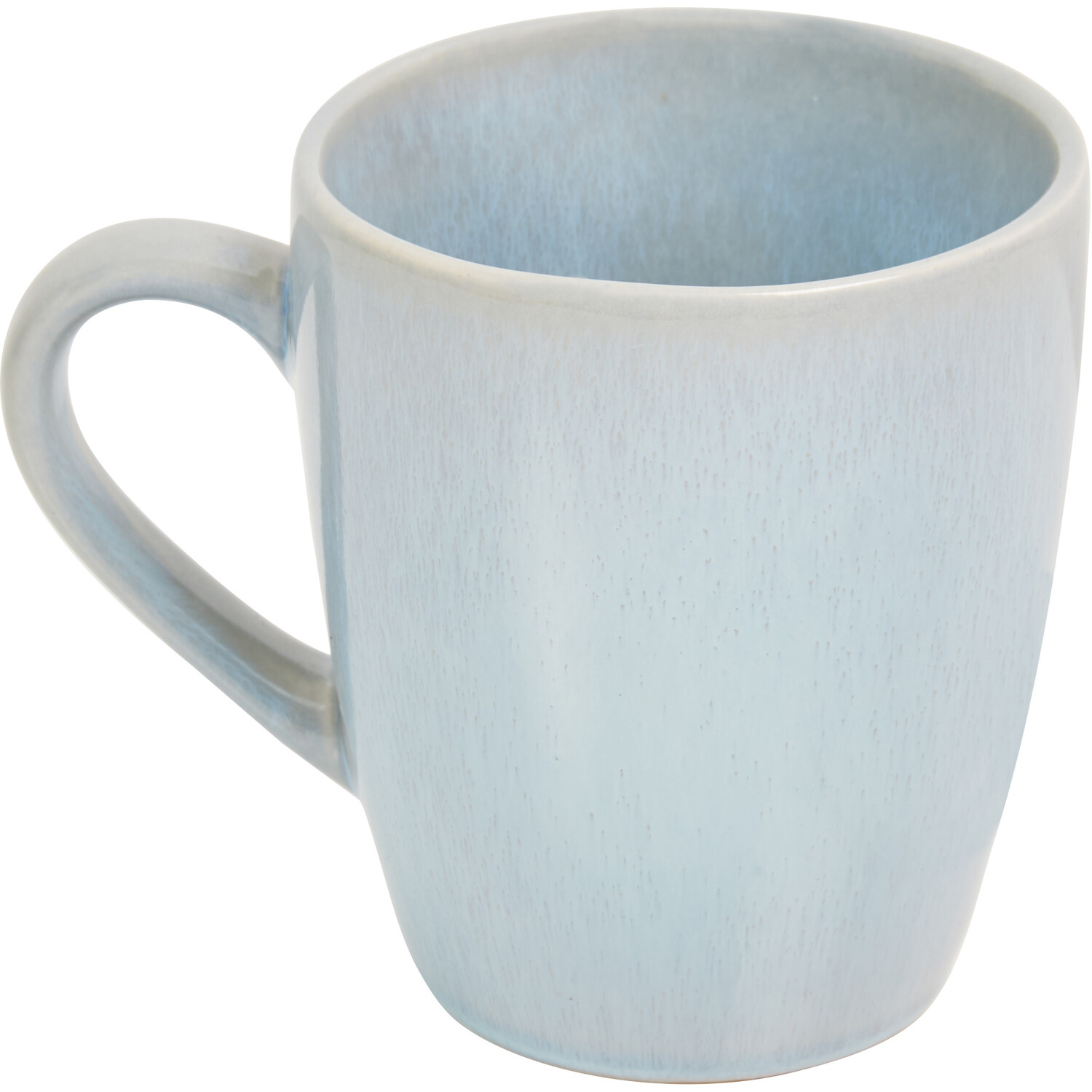 Pack of 4 Reactive Glaze Mugs - Blue Image 3