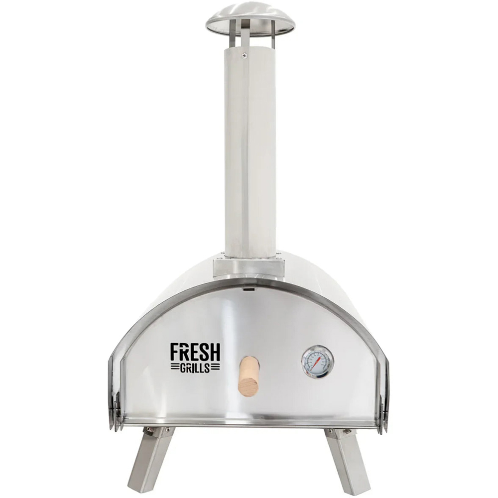 Fresh Grills Silver Dual Wall Premium Outdoor Pizza Oven 12 inch Image 2