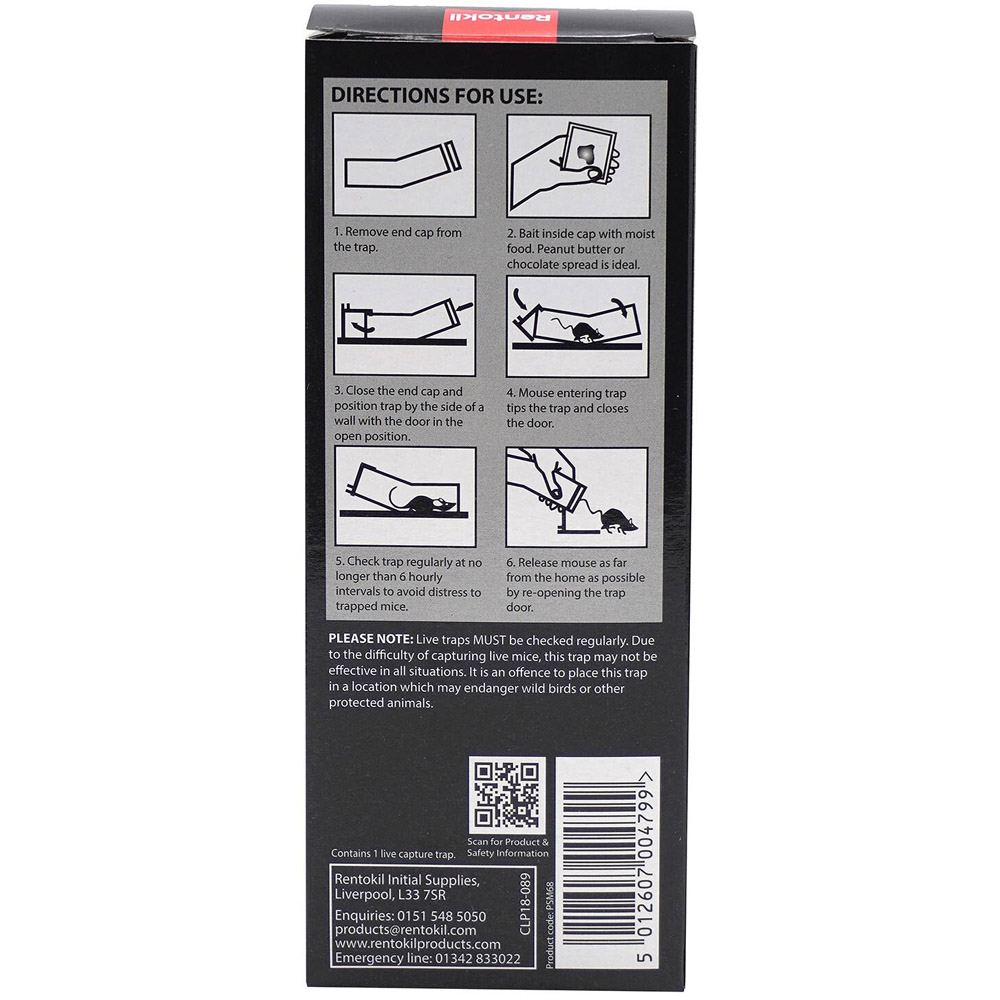 Rentokil Live Capture Mouse Trap Image 3