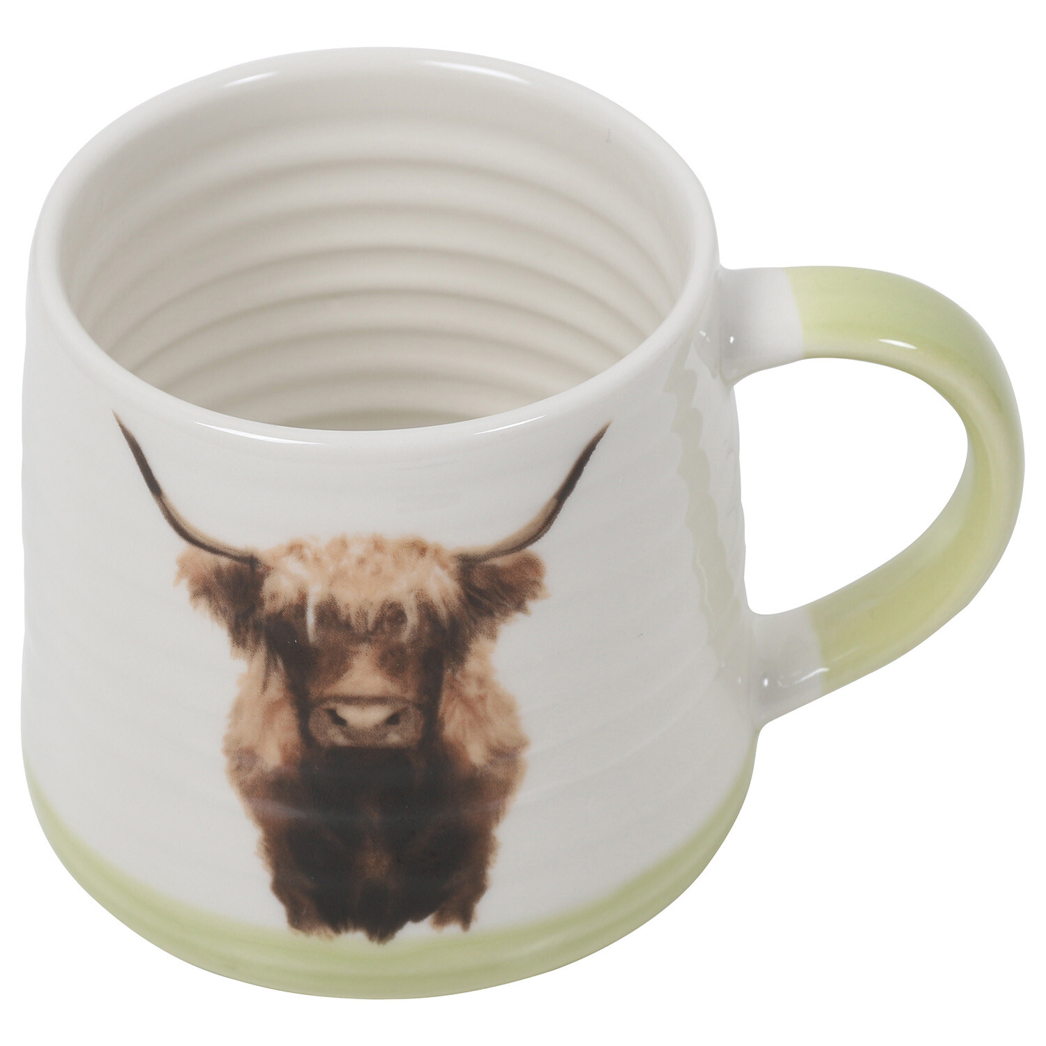 Highland Cow Mug - White Image 4