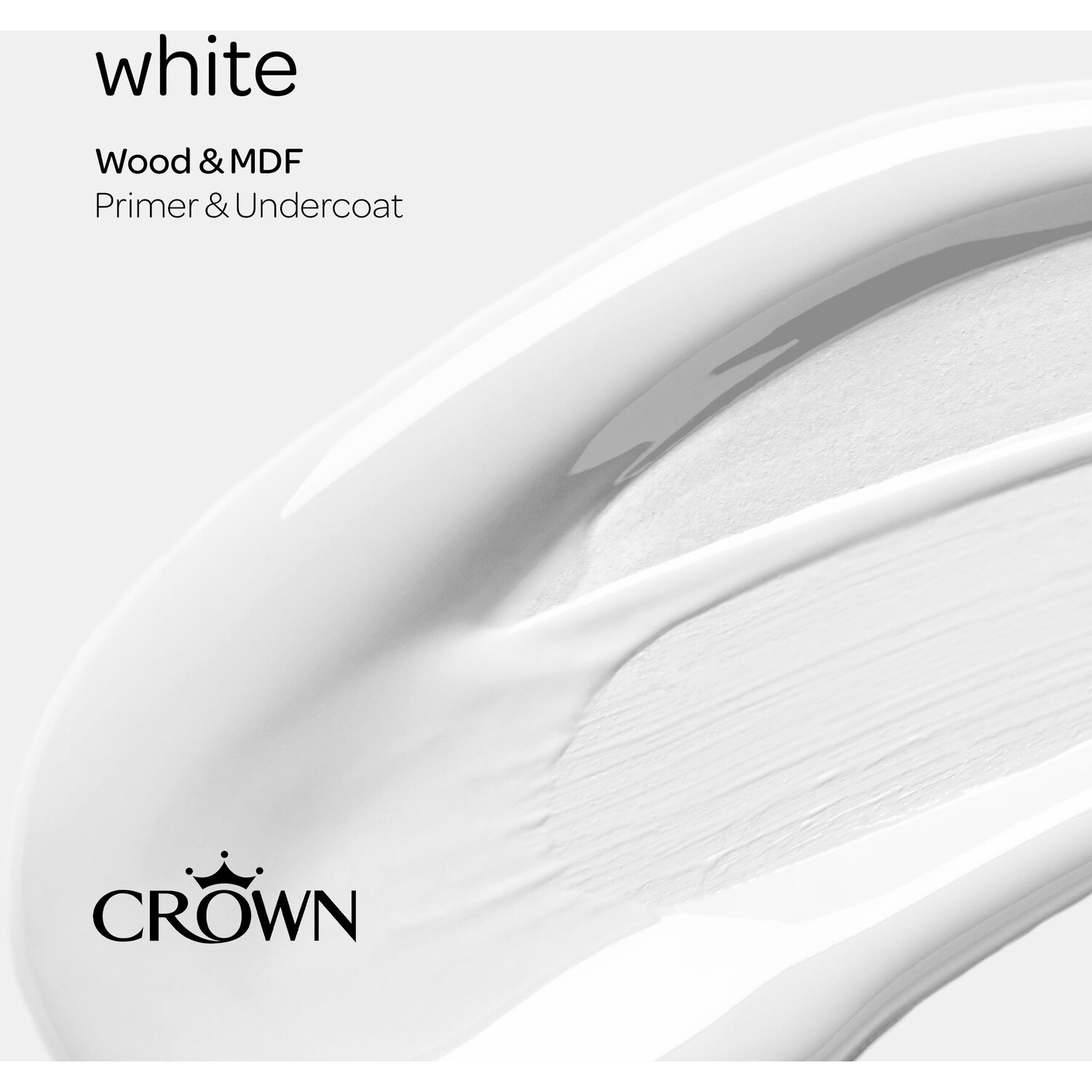Crown Wood & MDF White Primer & Undercoat 750ml Image 4