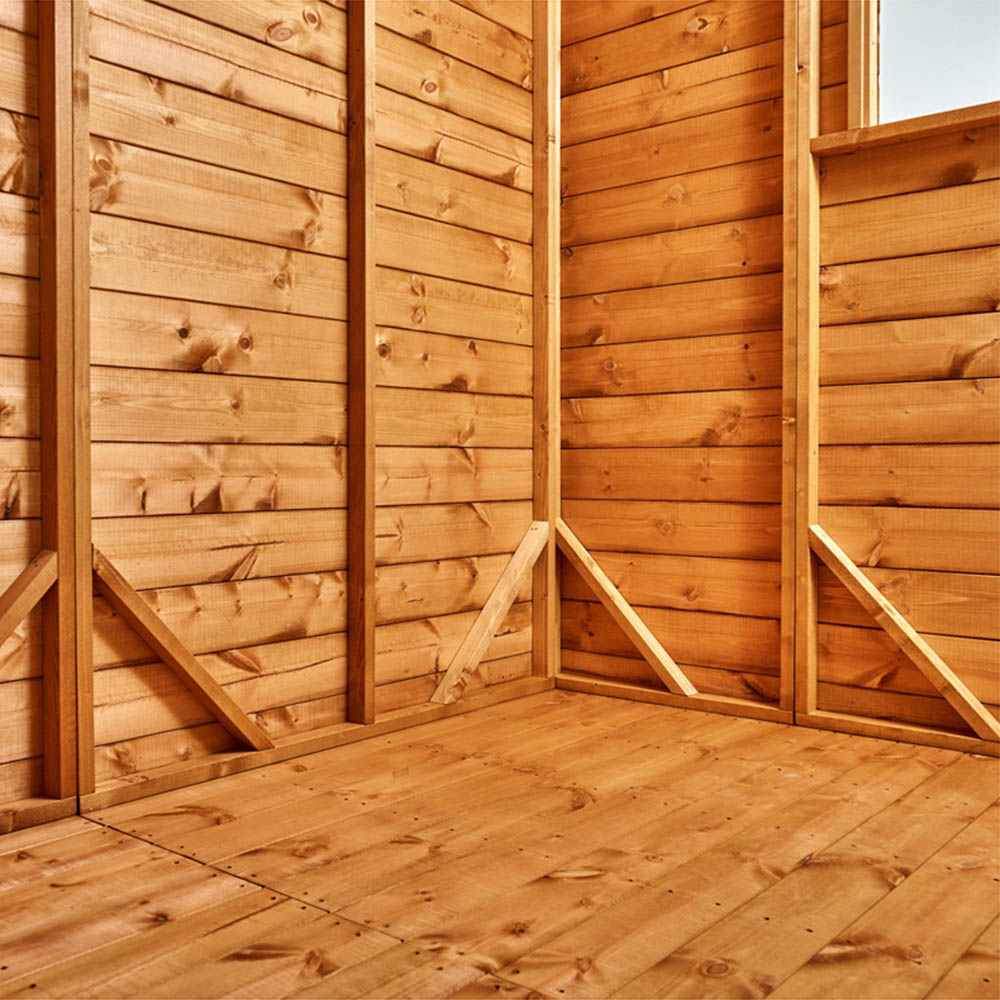 Power Sheds 18 x 4ft Pent Wooden Shed Image 6