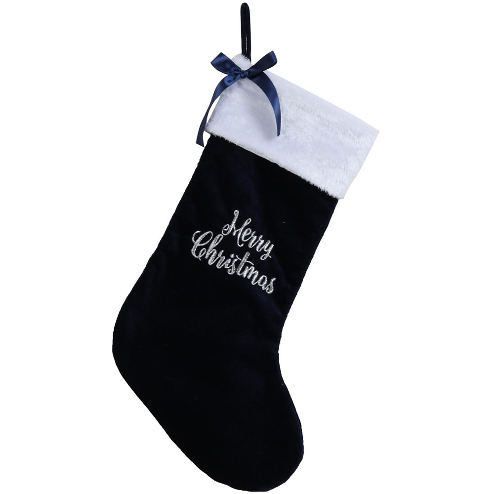 Merry Christmas Bow Stocking Image 3