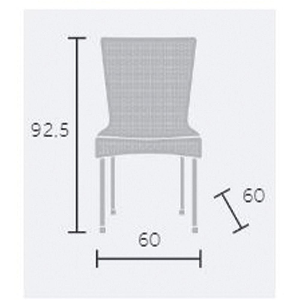 Amelia Rattan Garden Chair Image 3