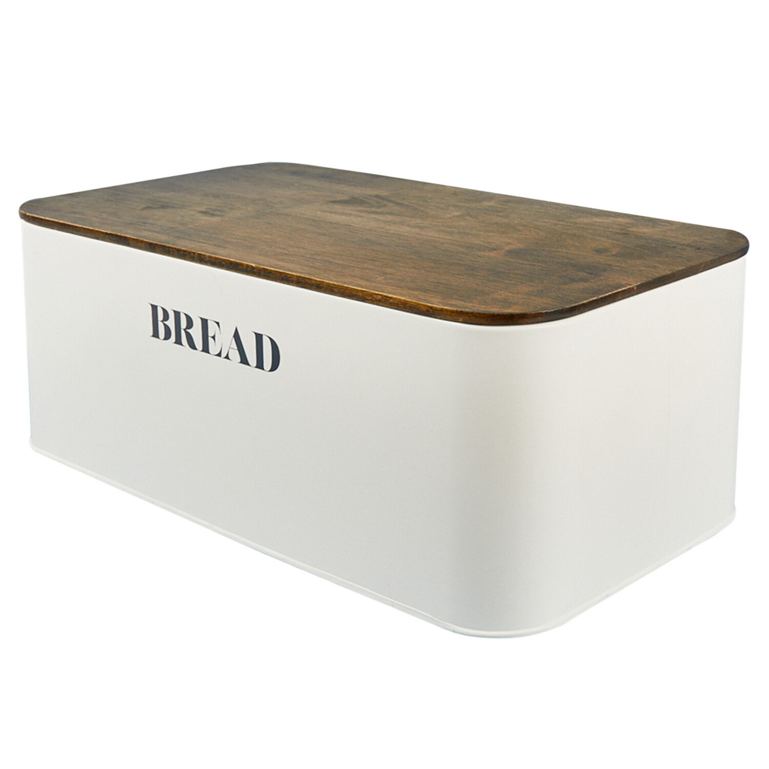 Sanctuary Rectangular Bread Bin - White Image 2