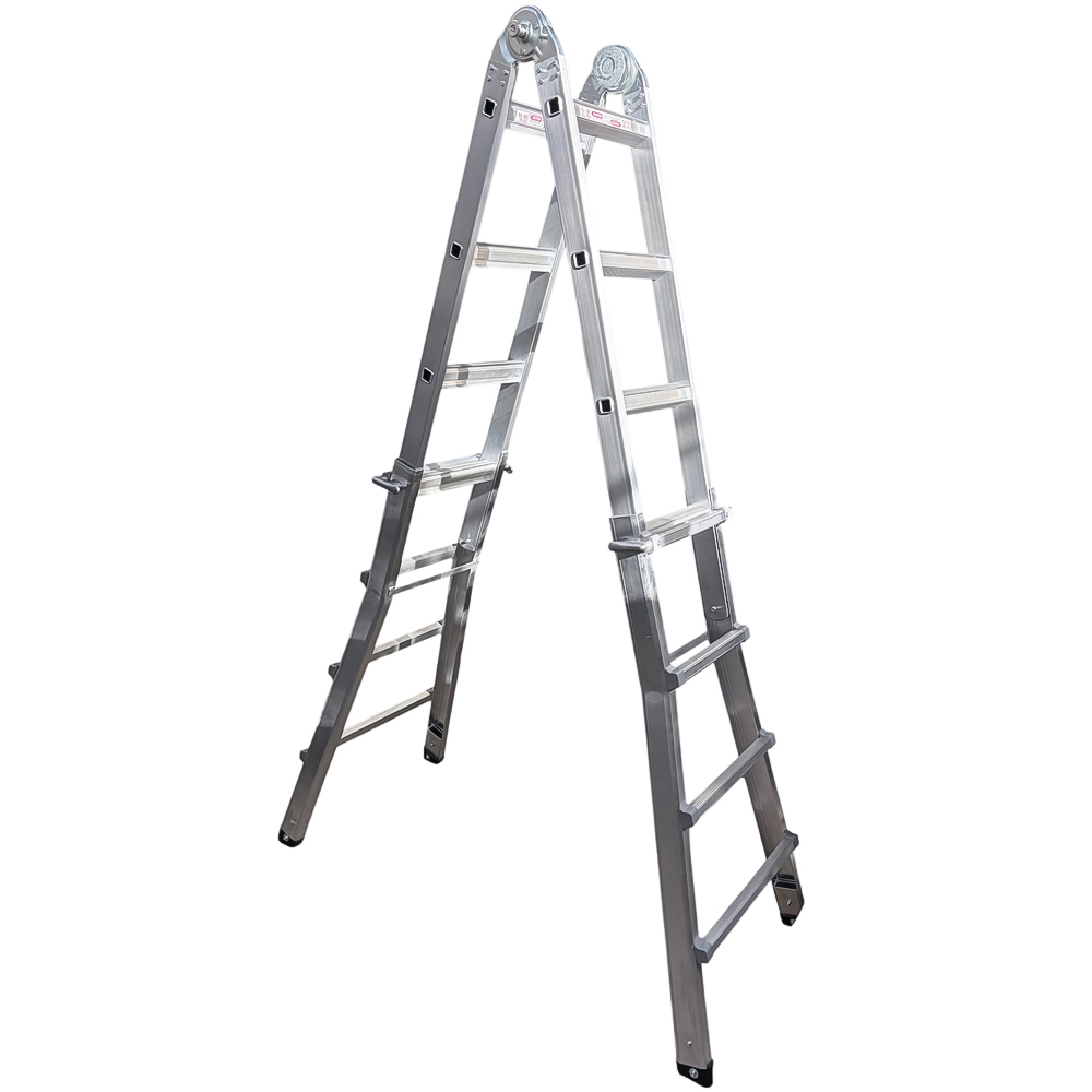 Stradbally Ladders 4 Step Foldable Aluminium Combination Ladder Image 2