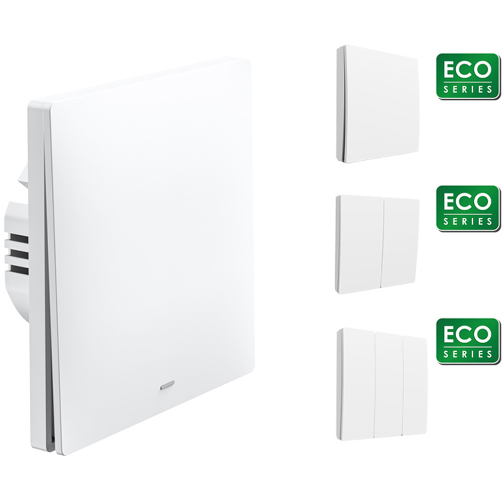 ENER-J 1 Gang Smart Push Button Smart Light Switch | Wilko