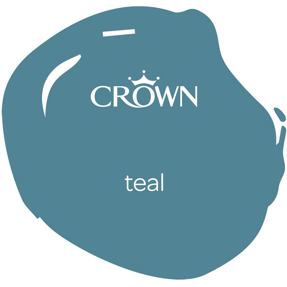 Crown Easyclean Kitchen Paint 2.5L - Teal Image 7
