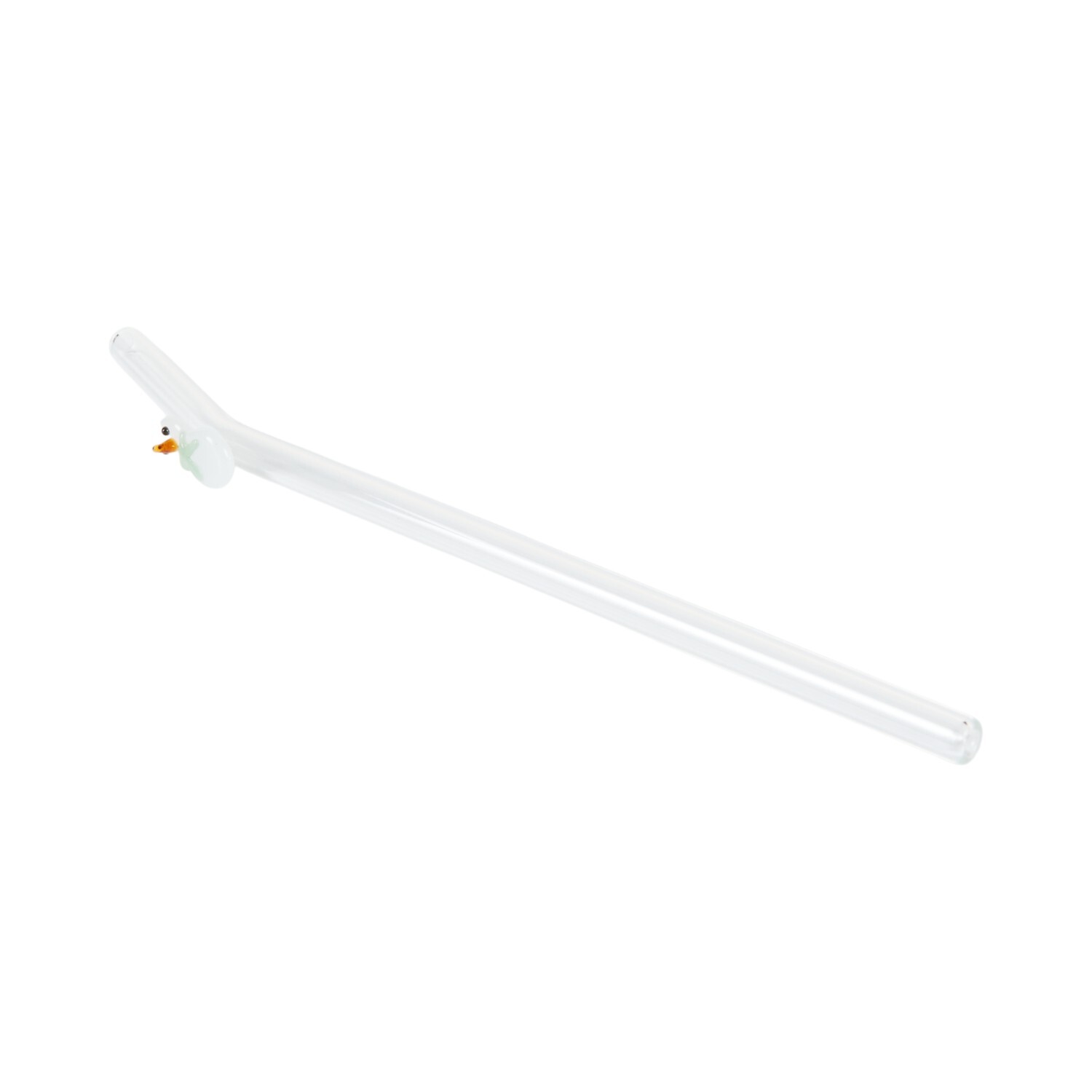 4 Piece Christmas Glass Straw Set Clear Image 4