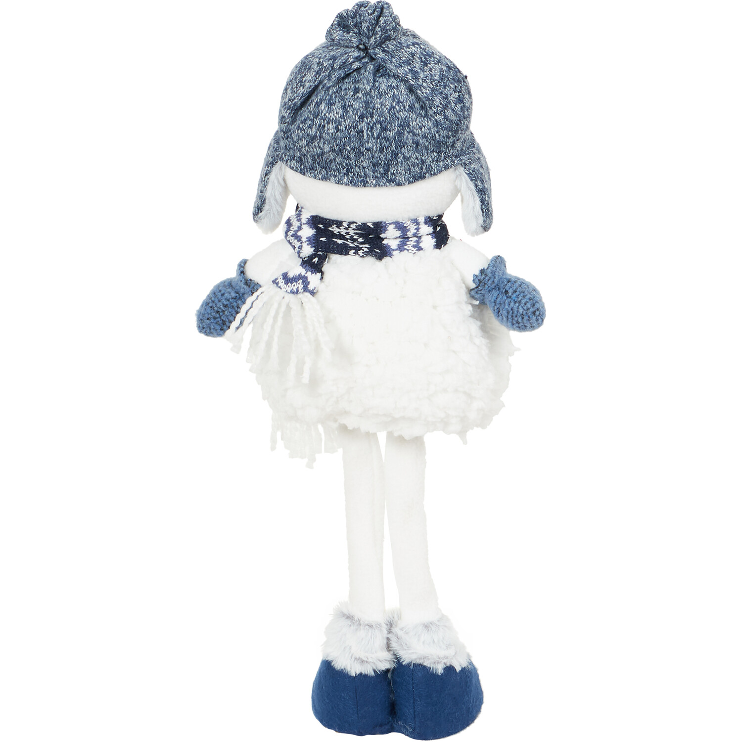 Navy Standing Snowman  - Blue Image 7