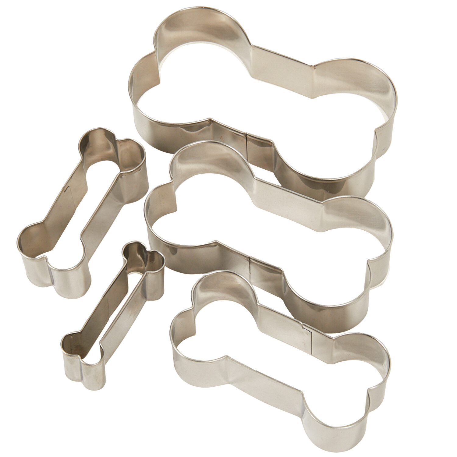 Set of 5 Stainless Steel Bone Cutters - Silver Image 4