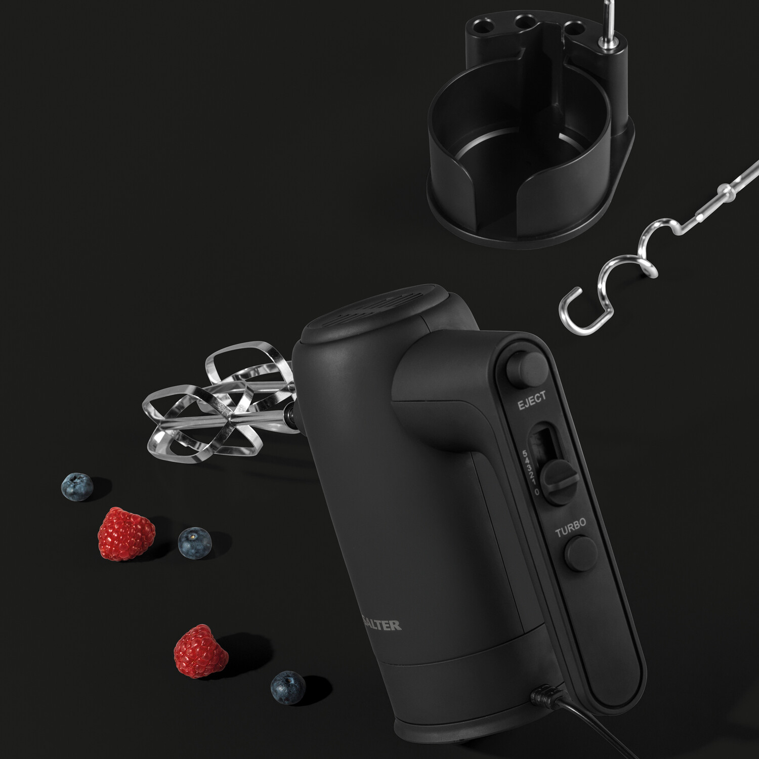 Salter Kuro Easy Store Hand Mixer 300W - Black Image 8