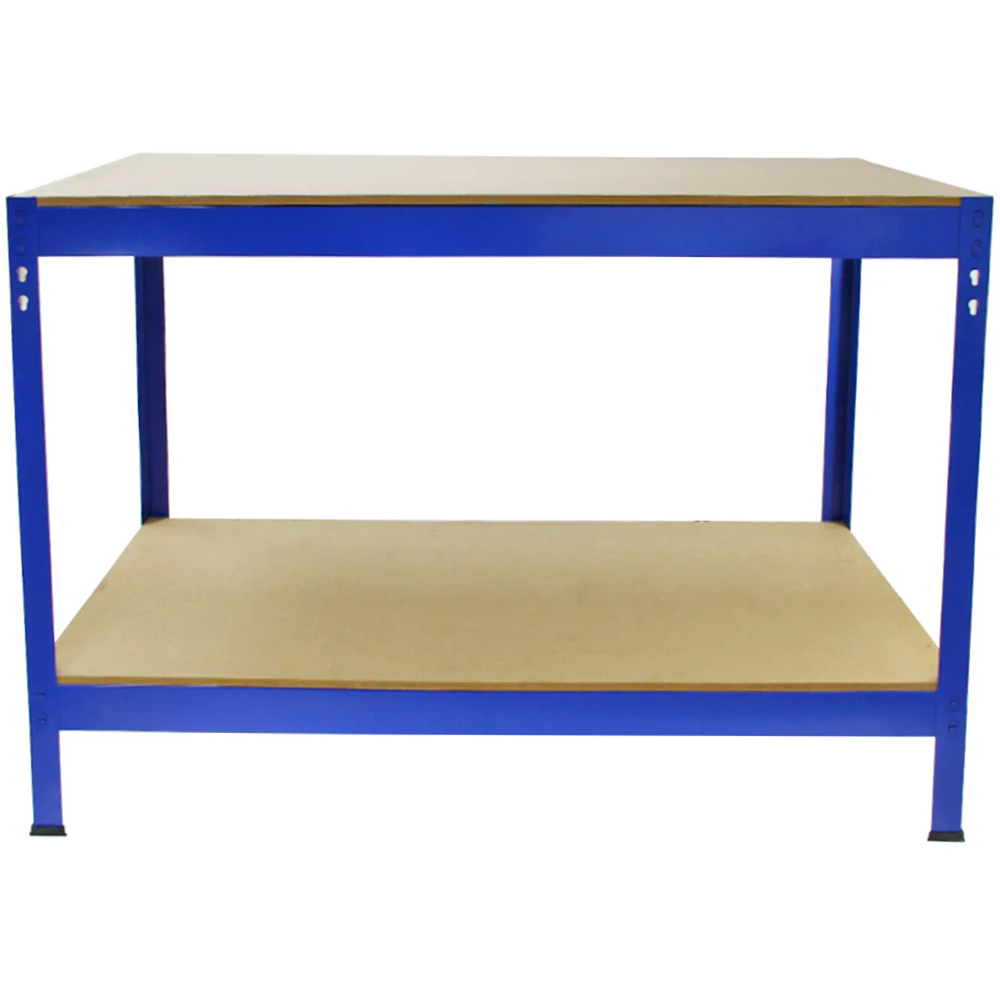 MonsterShop Q-Rax Blue Metal Racking Unit 182.5 x 90 x 50cm 3 Pack Image 4