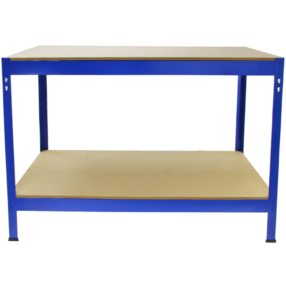 MonsterShop Q-Rax Blue Metal Racking Unit 182.5 x 120 x 50cm 3 Pack Image 4