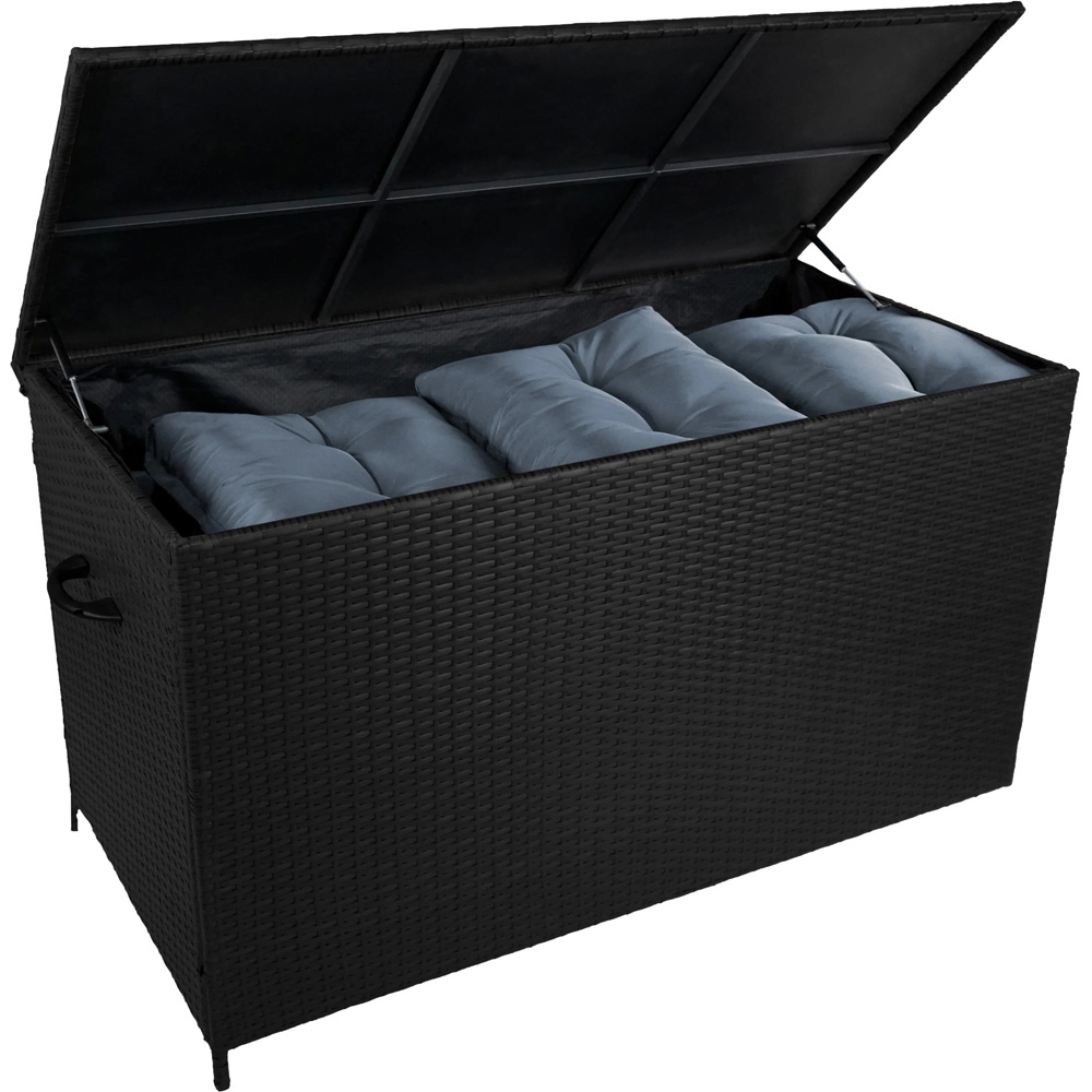 Jardi Anthracite Grey 5 Seater Garden Sofa Set with Rain Cover and 582L Storage Box Image 4