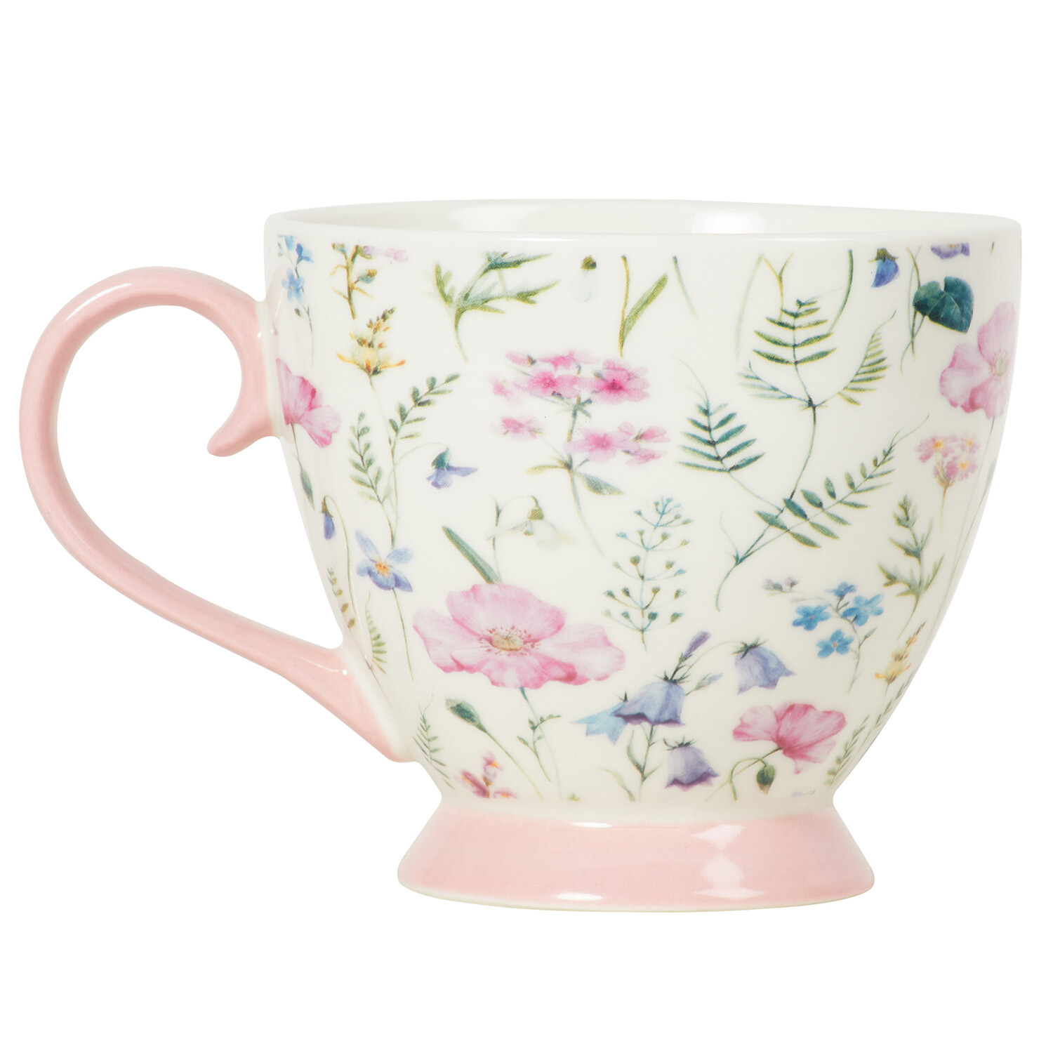 Floral Pattern Mug - Pink Image 2
