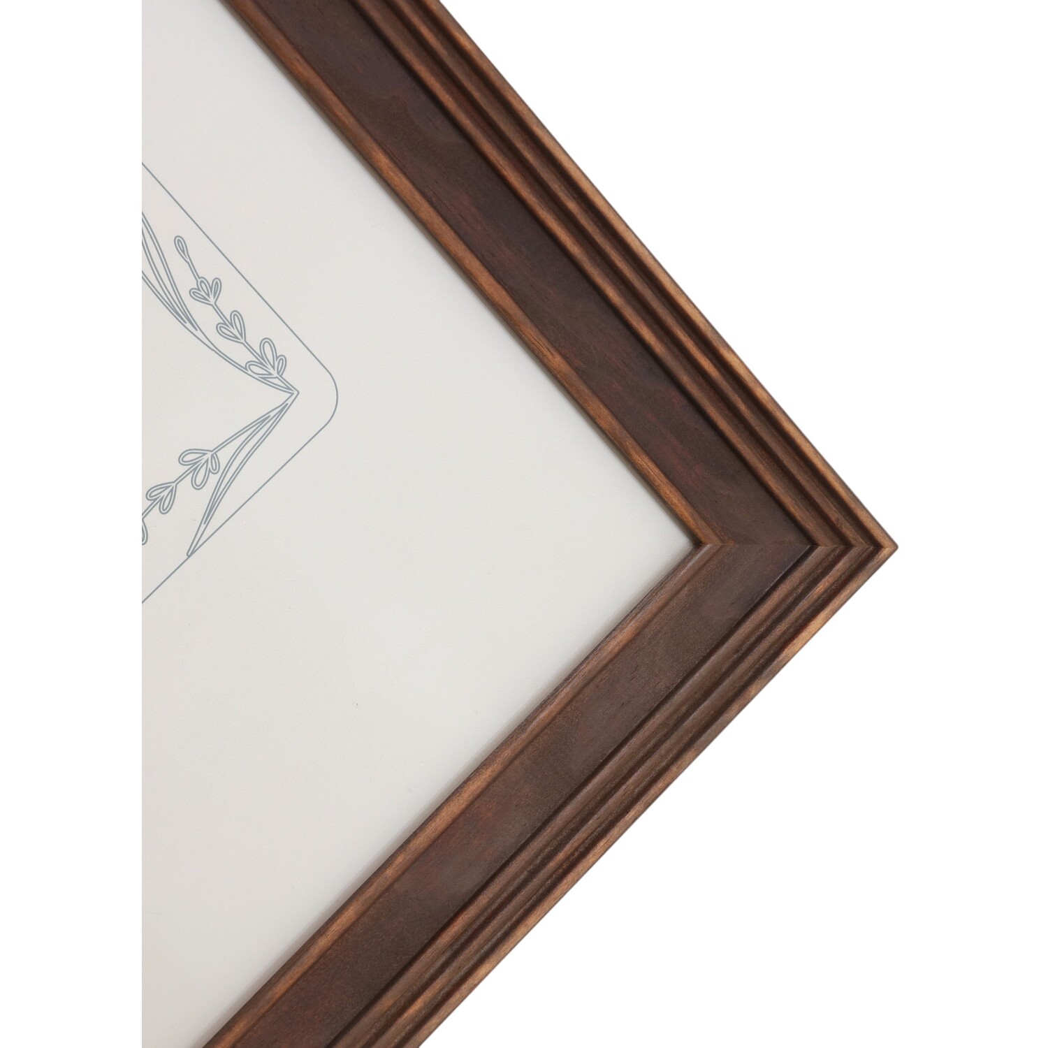 Haldon Wooden Frame Brown Image 3