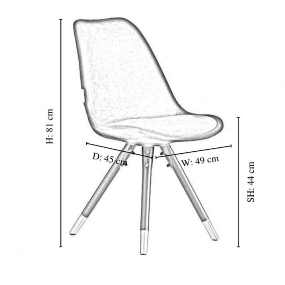 Life Interiors Sofia Black Velvet Upholstered Dining Chair Image 9
