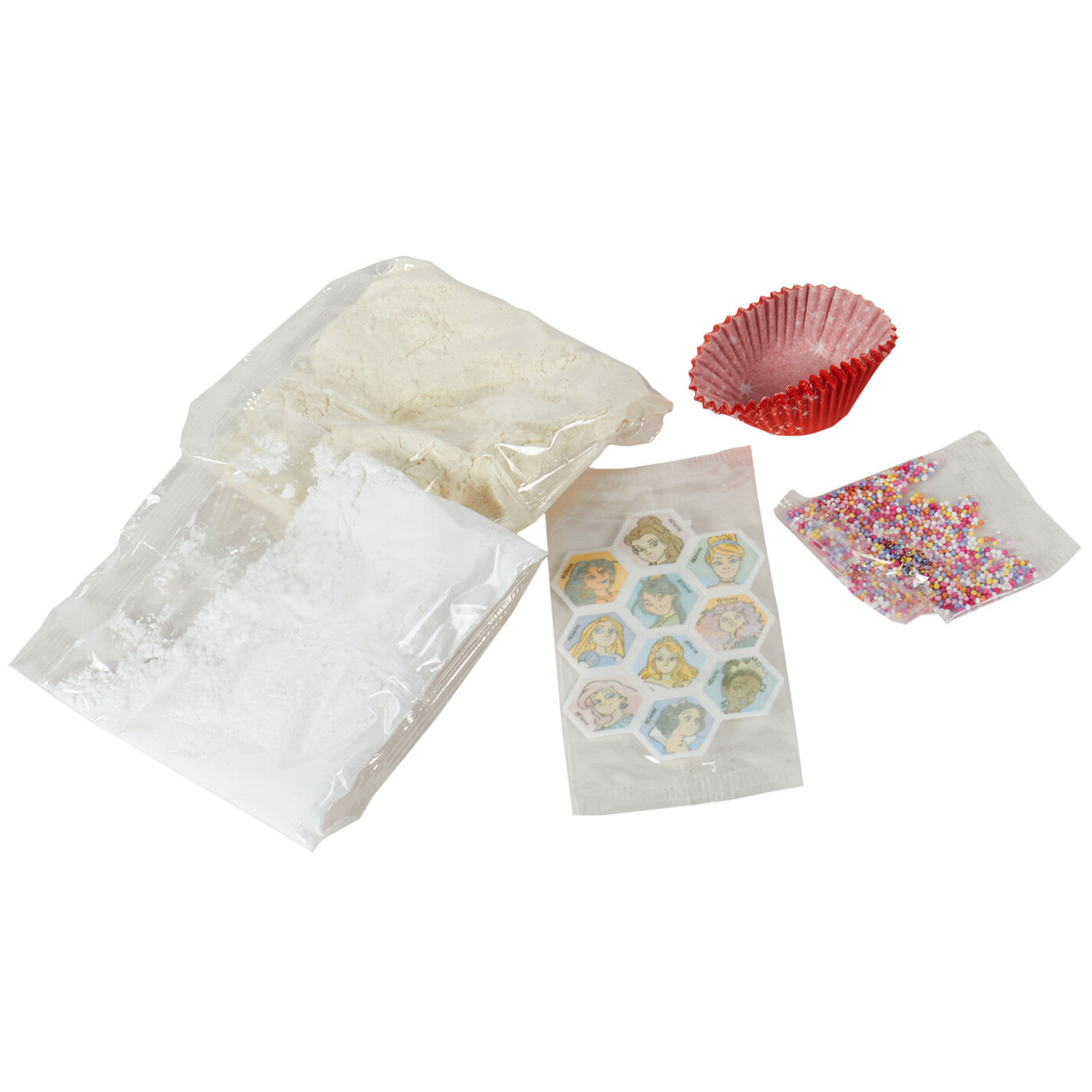 Disney Princess Purple Princess Tea Party Vanilla Cupcake Kit Image 4