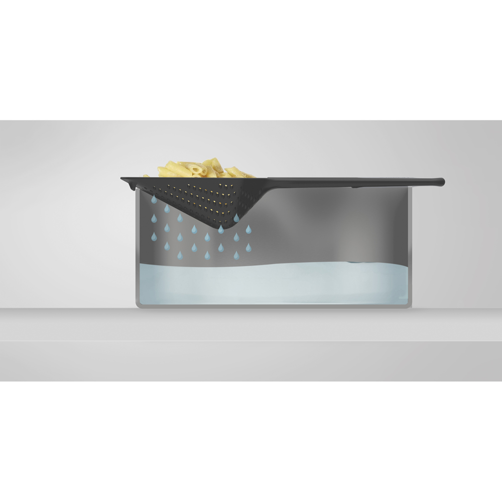 Joseph Joseph Scoop Plus Grey and Green Large Colander Image 5