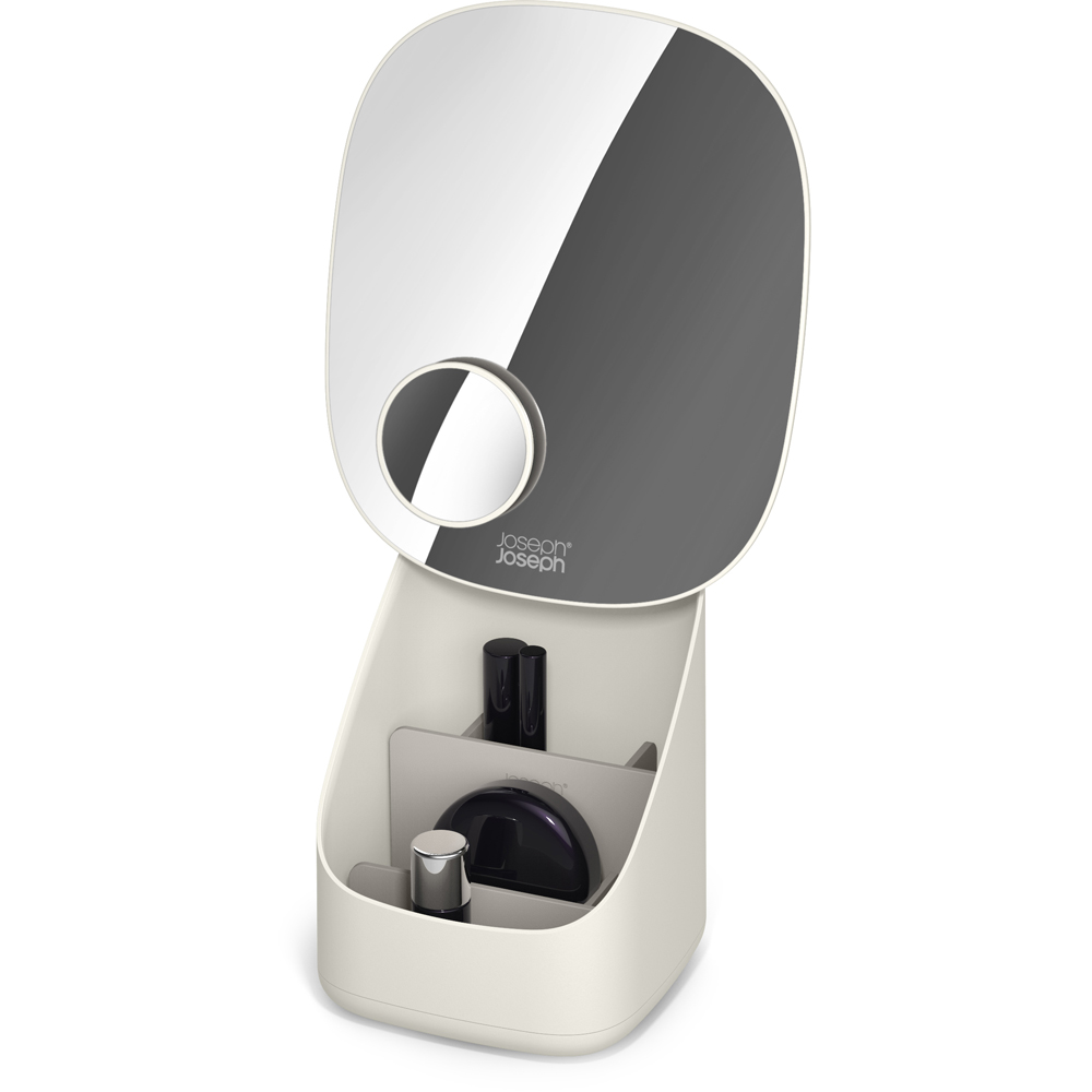 Joseph Joseph Viva Shell Pedestal Mirror with Storage Image 4