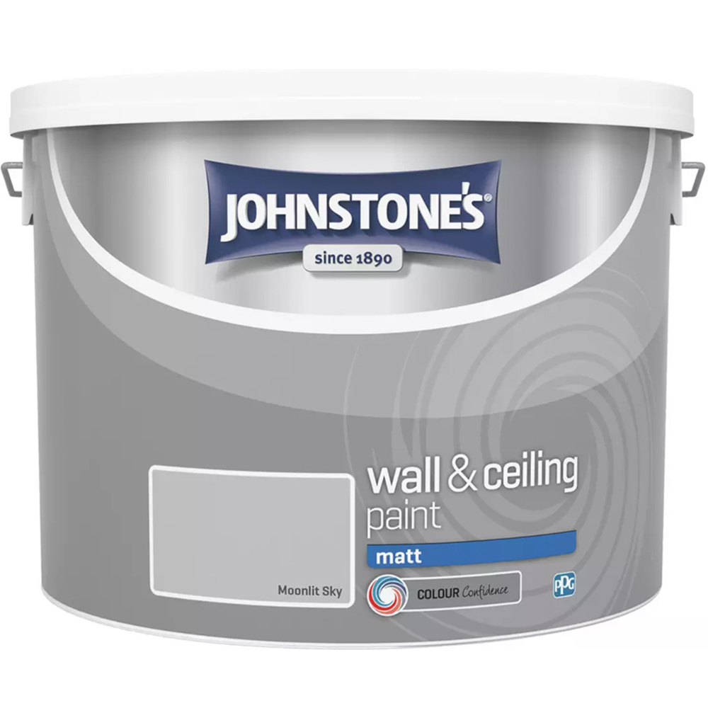 Johnstone's Matt Emulsion Moonlit Sky Paint 10L Image 2
