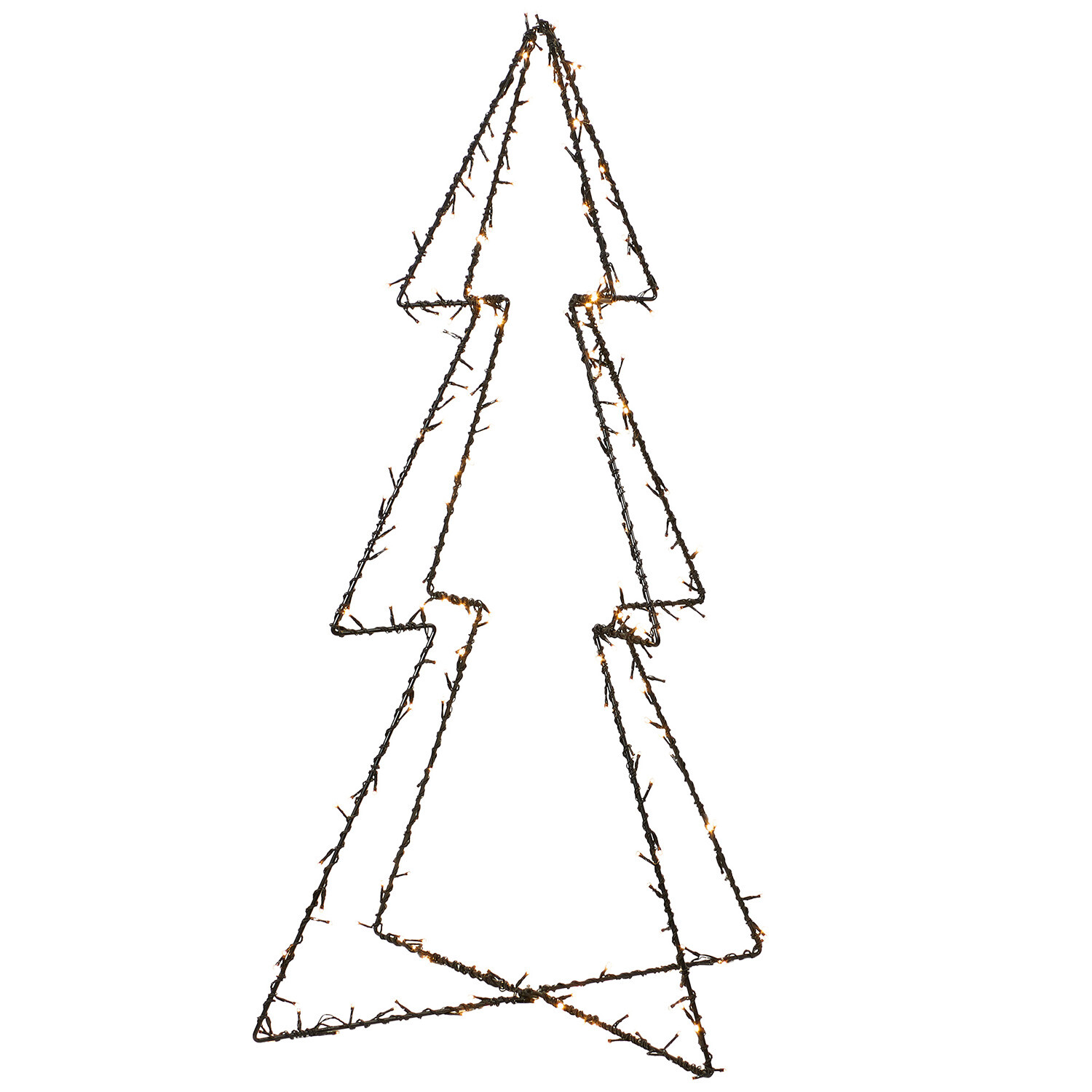 240 LED Christmas Tree Outdoor Light - Black Image 4