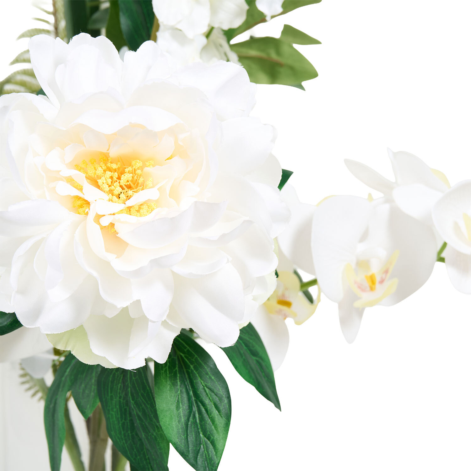 Orchid & Delphinium Vase Arrng Image 6