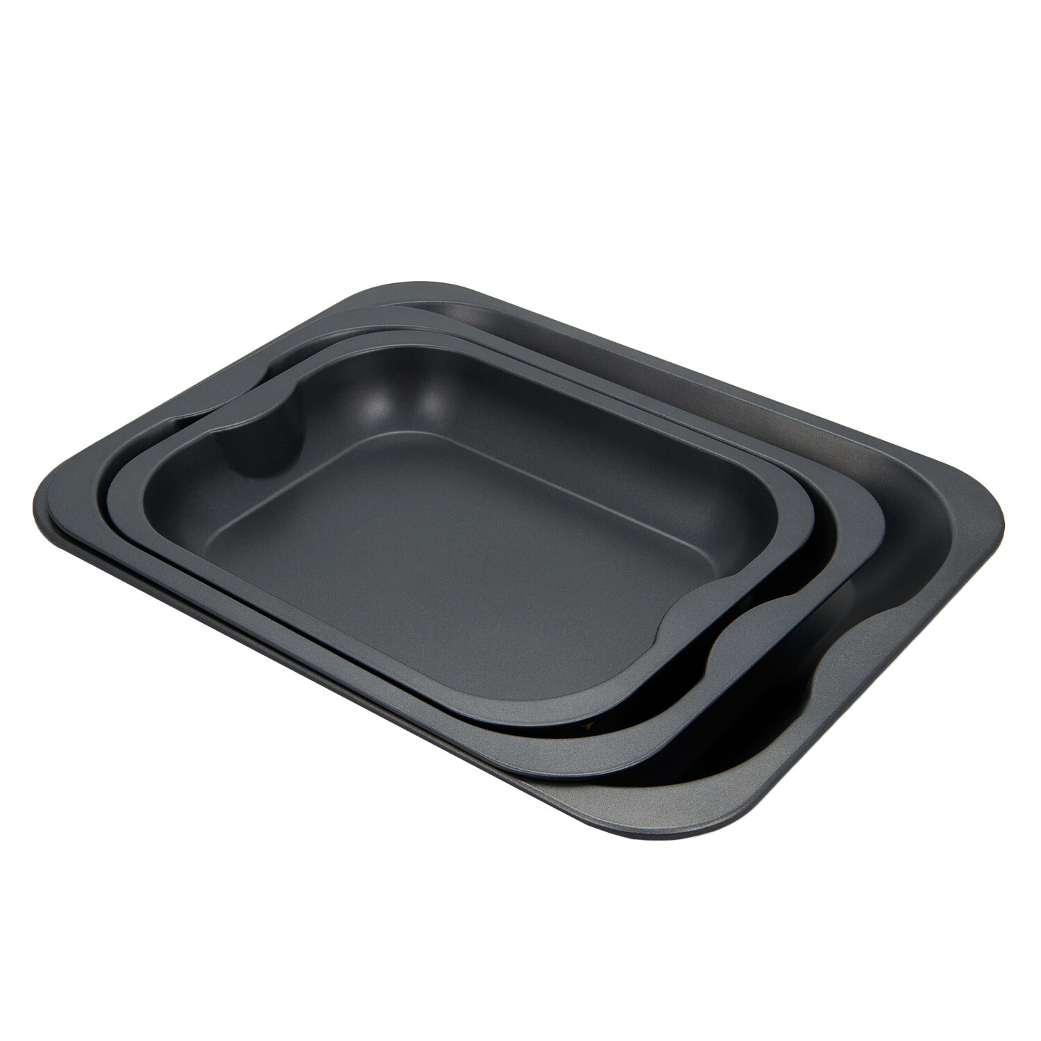 3-Piece Roaster Set - Grey Image 2