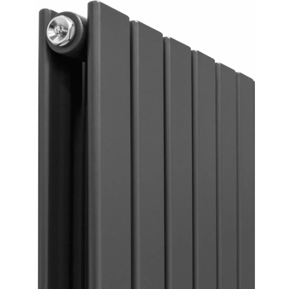 MonsterShop Anthracite Grey Flat Radiator 600 x 700mm Image 6
