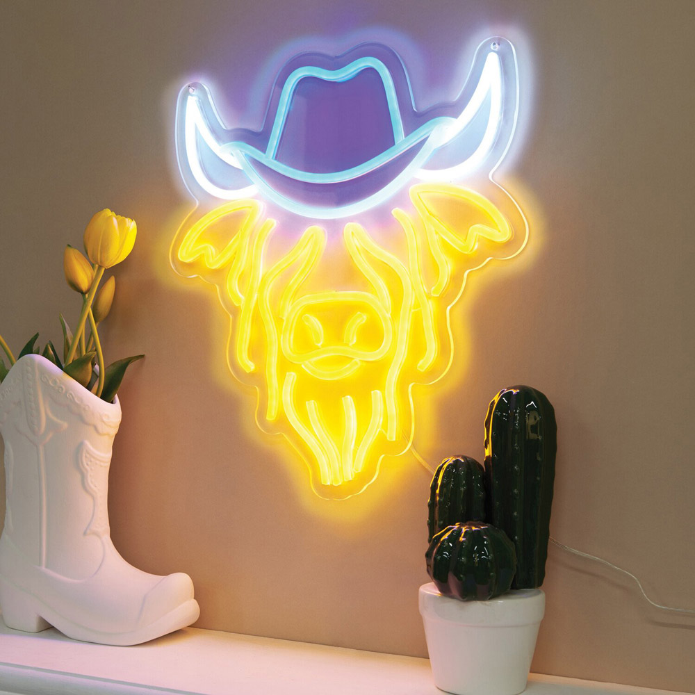 Highland Cow LED Neon Sign Image 5